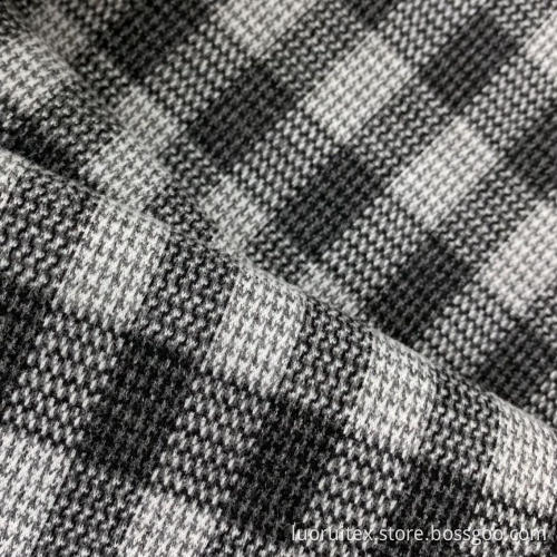 Factory-Customized Checked Terry Fabric